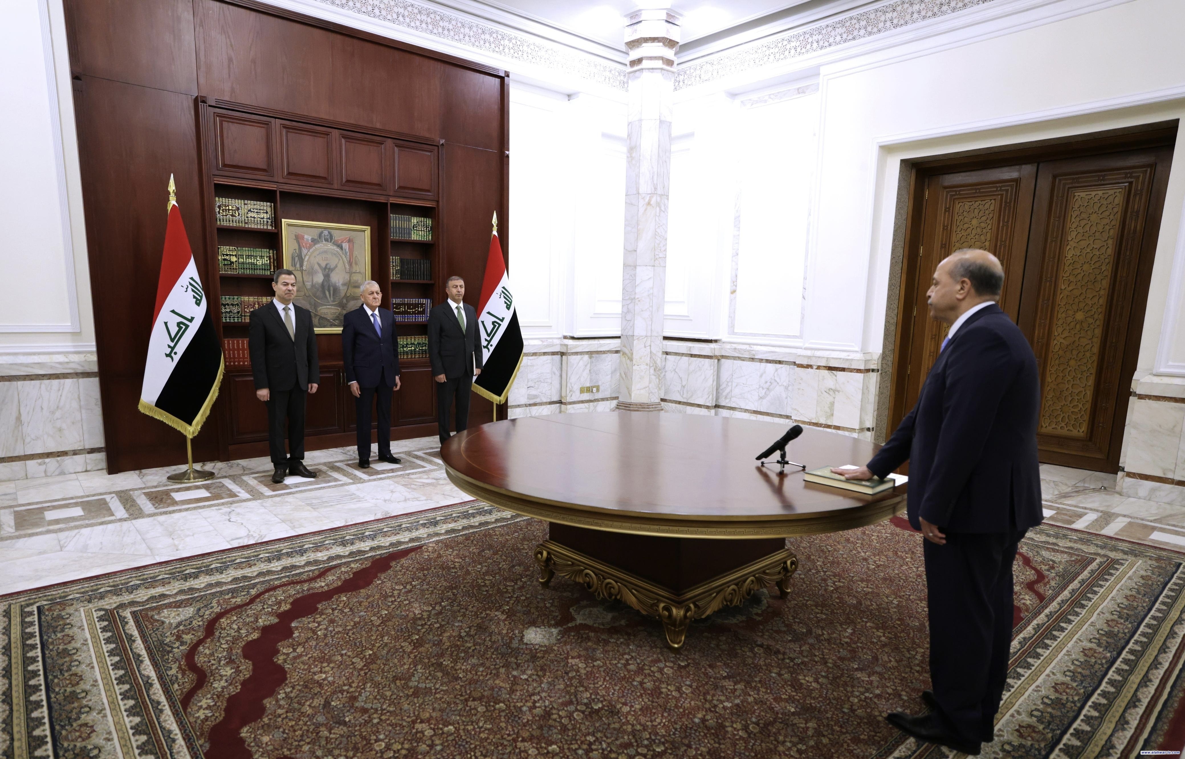 رئيس المحكمة الاتحادية يؤدي اليمين الدستورية أمام رئيس الجمهورية