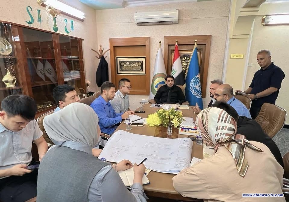 مدير عام الأنواء الجوية يبحث مع وفد الشركة الصينية استكمال متطلبات مطار الناصرية الدولي