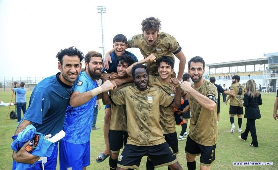 الناصرية الكروي يحسم بقاءه في الدوري الممتاز بفوز ثمين على غاز الشمال