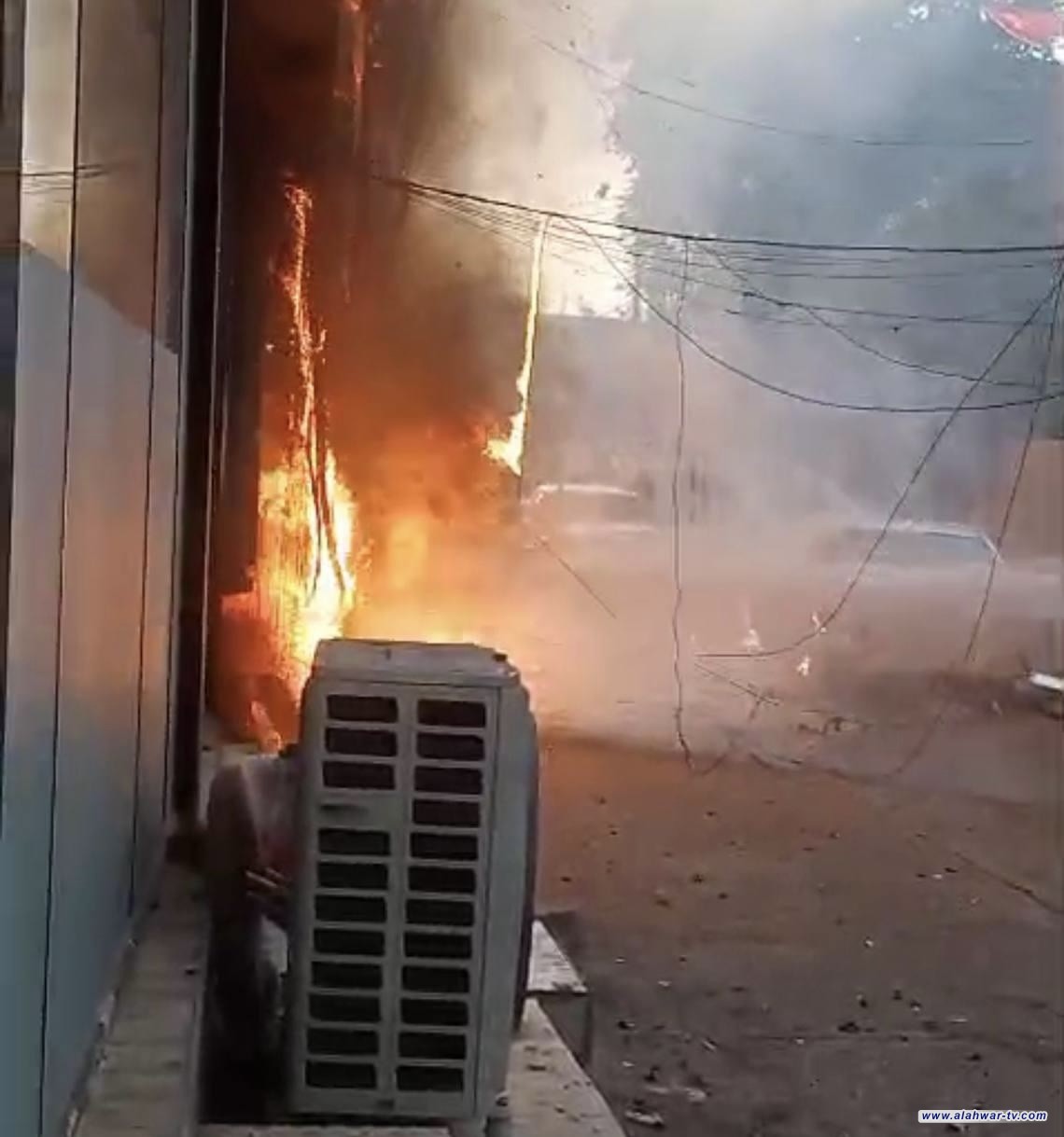 حريق يلتهم مولدة كهرباء أهلية وسط سوق الشطرة دون إصابات