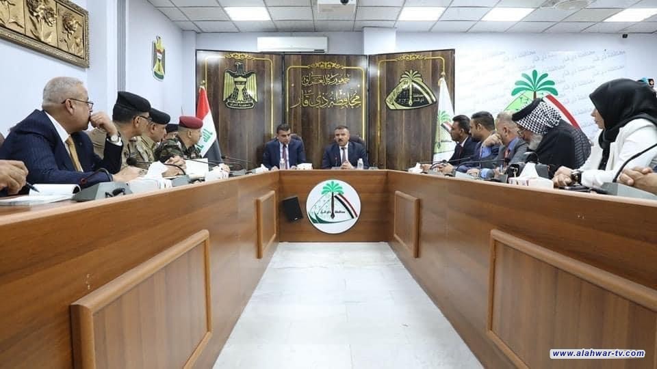 محافظ ذي قار يتباحث مع وزير الداخلية الجانب الامني في المحافظة
