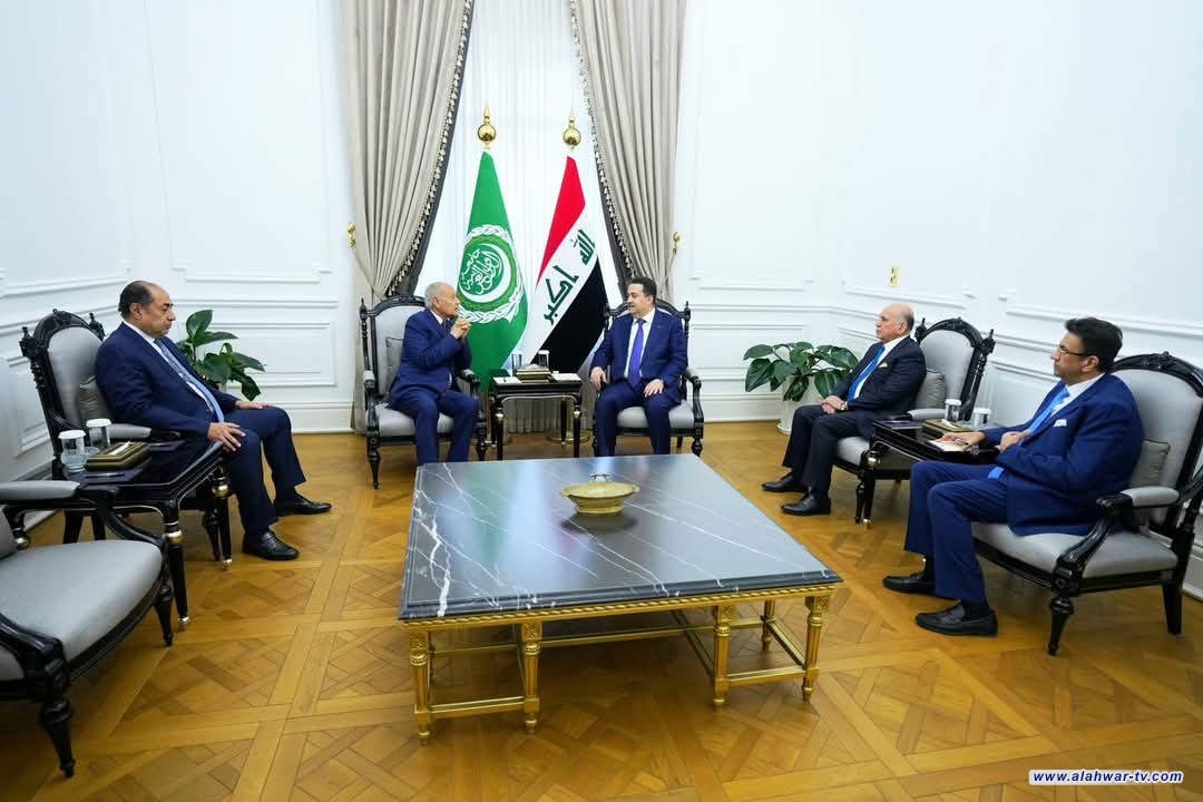 رئيس مجلس الوزراء السيد محمد شياع السوداني يستقبل الأمين العام لجامعة الدول العربية