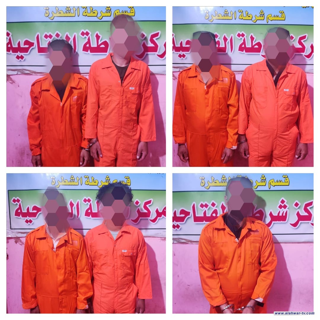 شرطة ذي قار تلقي القبض على 22 متهم 15 متهم مطلوبين بالارهاب خلال تنفيذ عمليات أمنية بقضاء الشطرة