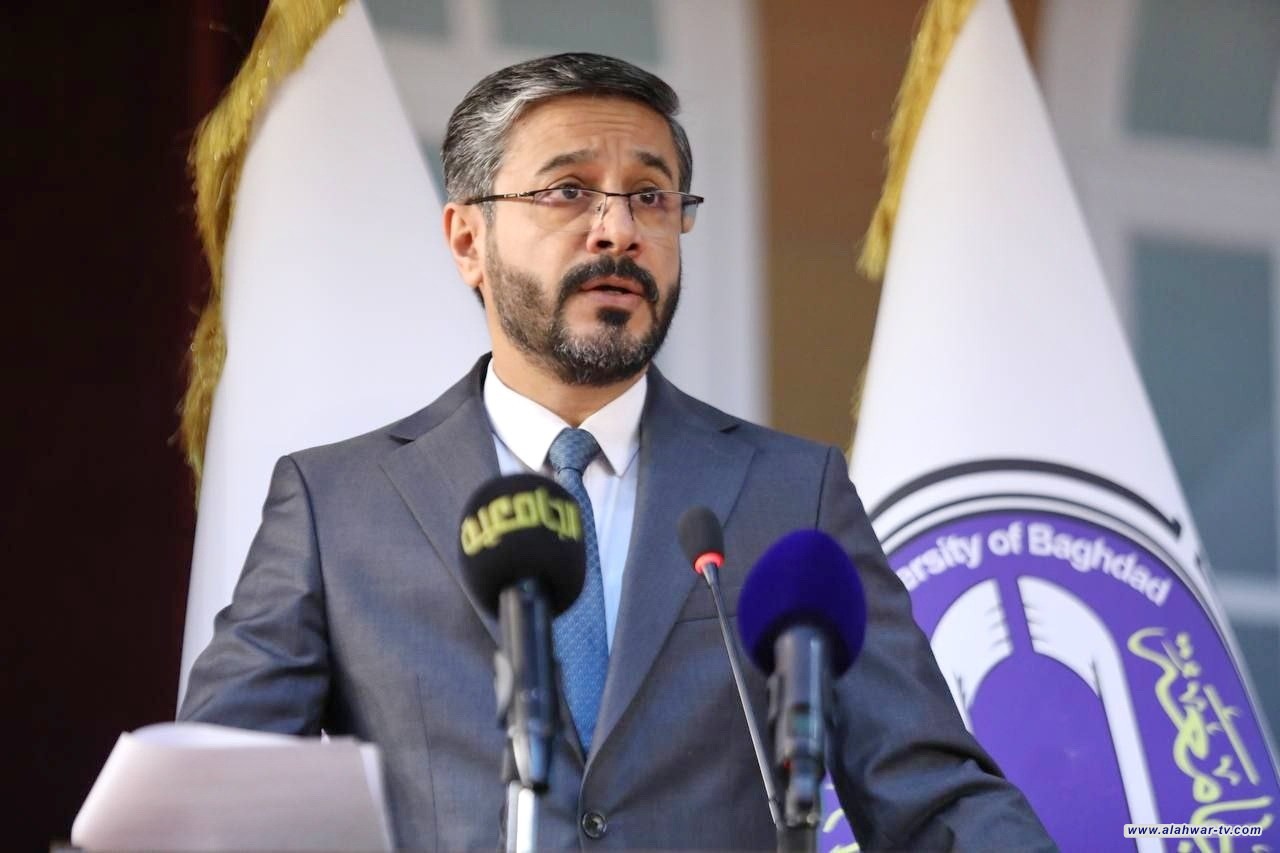 في الفعالية الثقافية المشتركة بين طلبة جامعتي بغداد والتكنولوجية .. وزير التعليم يؤكد العمل على تجسيد أهداف التعليم الجامعي في المجالات الحيوية والاستراتيجية وخدمة المجتمع*