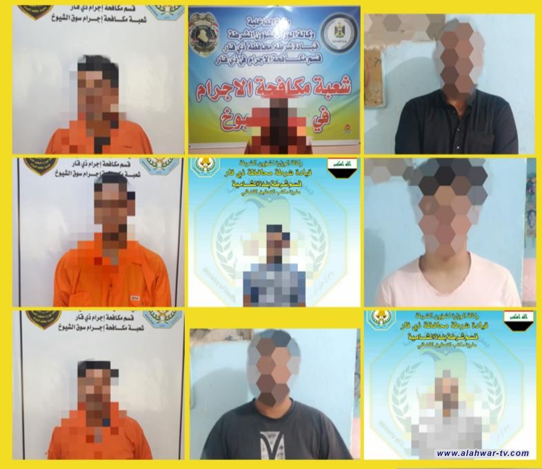 قائد شرطة ذي قار يؤكد القبض على 33 متهماً بقضايا مختلفة اهمها القتل والارهاب والاحتيال .