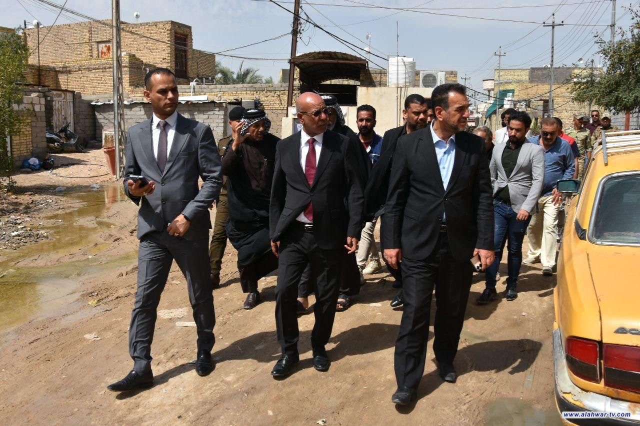 الغزي يجري زيارات ميدانية لأقضية ونواحي سوق الشيوخ والفهود والعكيكة