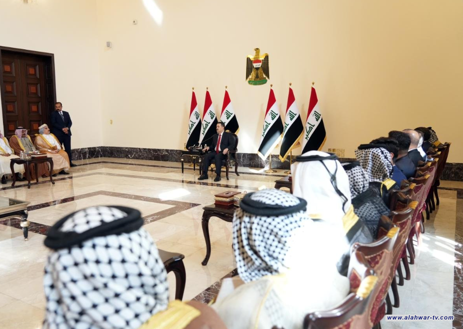 السوداني يستقبل مجموعةً من شرائح المجتمع المهنّئين بعيد الفطر