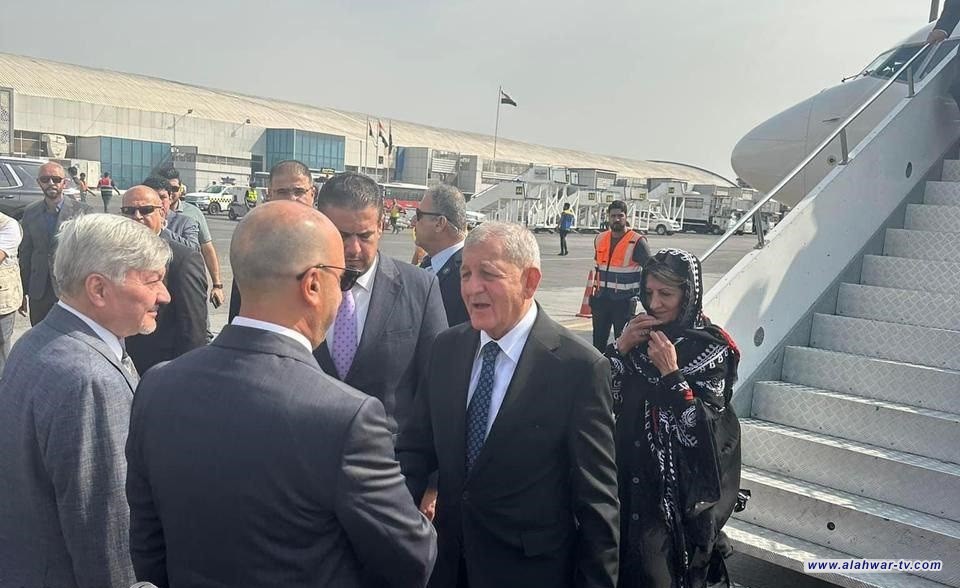 رئيس الجمهورية يصل الى النجف