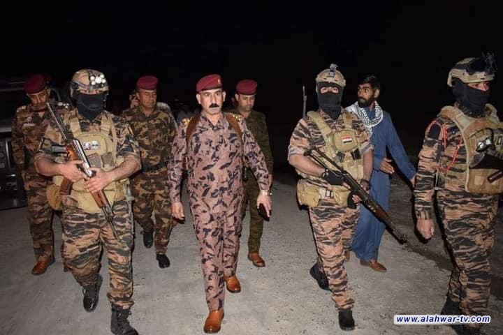 قامت قوة امنية مشتركة من شرطة ذي قار وقطعات الجيش العراقي  وباشراف مدير الافواج العميد داخل عبد الله شمخي ،