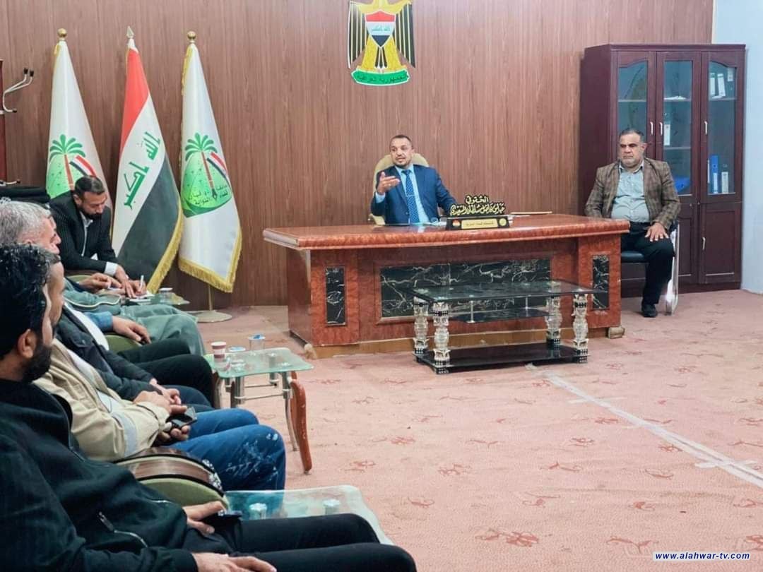قائممقام الدواية يعقد اجتماعا مع دوائر المهندس المقيم في القضاء