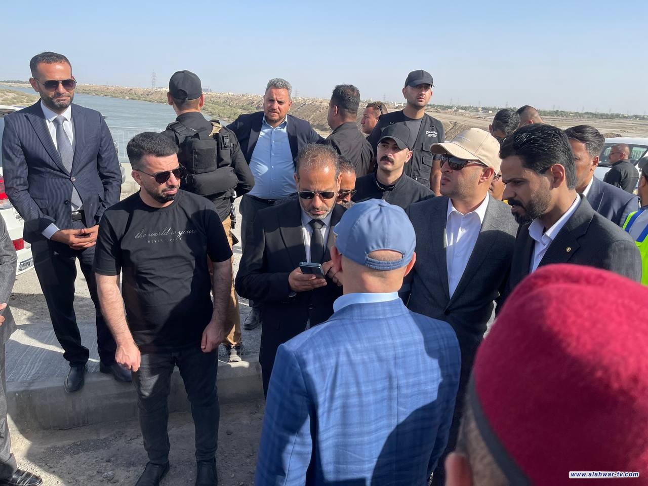 ريكاني يطَّلع على مراحل عمل مشروع محطتي معالجة مجاري الناصرية