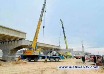 وزارة الاعمار تُحقِّق نسب انجاز متقدمة بتنفيذ مشروع جسر شمال الناصرية