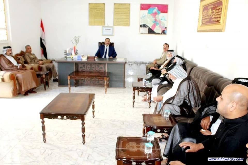 مدير شؤون عشائر ذي قار يلتقي عددا من الشيوخ والوجهاء